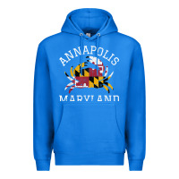 True Royal Annapolis Maryland Crab State Flag Home Travel Vintage Premium Hoodie - longCreatives