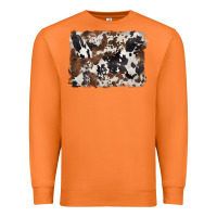 Carrot black and brown cowhide background Premium Sweatshirt - BarkalooDesign