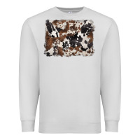 Black And Brown Cowhide Background Premium Sweatshirt | Teevron