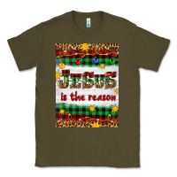 Army Green Christmas Jesus Is The Reason Classic Tee - Artiststas