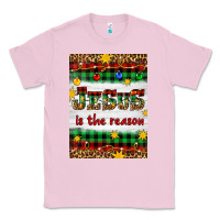 Bubblegum Pink Christmas Jesus Is The Reason Classic Tee - Artiststas