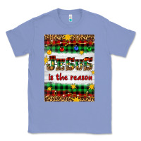 Colony Blue Christmas Jesus Is The Reason Classic Tee - Artiststas