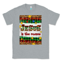 Heather Grey Christmas Jesus Is The Reason Classic Tee - Artiststas