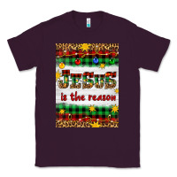 Plum Christmas Jesus Is The Reason Classic Tee - Artiststas