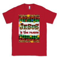 Red Christmas Jesus Is The Reason Classic Tee - Artiststas