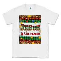 White Christmas Jesus Is The Reason Classic Tee - Artiststas
