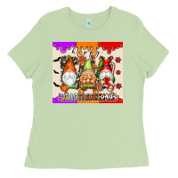 Matcha Happy Hallothanksmas gnomes Ladies Tee - texasbilliewilder