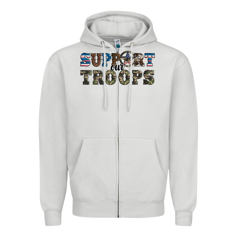 Armed Forces Day Support Our Troops Zipper Hoodie by Artiststas | Teevron