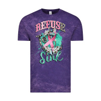 Cloud Purple refuse to sink cancer Vintage Tee - CowGirlArtShop