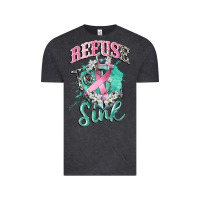Vintage Black refuse to sink cancer Vintage Tee - CowGirlArtShop
