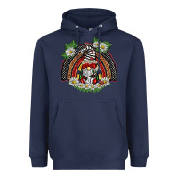Navy ladybuy gnomies rainbow Heavyweight Hoodie - BarkalooDesign
