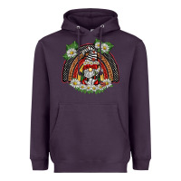 Plum ladybuy gnomies rainbow Heavyweight Hoodie - BarkalooDesign