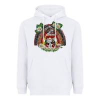 White ladybuy gnomies rainbow Heavyweight Hoodie - BarkalooDesign