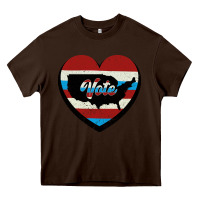 Chocolate Brown VOTE Heavy Core Tee - Bettercallsaul