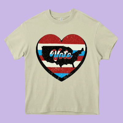Vote Heavy Core Tee Designed By Bettercallsaul