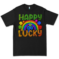Black Happy go lucky LGBTQ+ Premium Tee - NancyCooperArtShop