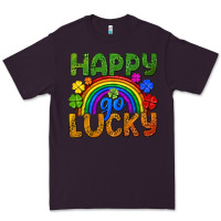 Plum Happy go lucky LGBTQ+ Premium Tee - NancyCooperArtShop