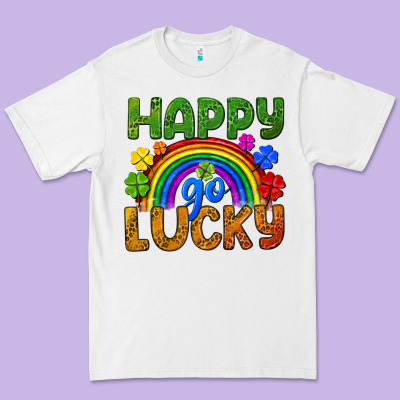 Happy Go Lucky Lgbtq+ Premium Tee Designed By Nancycooperartshop
