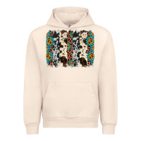 Sandshell cowhide leopard gemstone brushstroke Urban Hoodie - AdoDesignShop