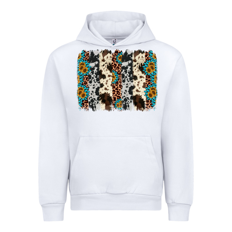 Cowhide Leopard Gemstone Brushstroke Urban Hoodie by AdoDesignShop | Teevron