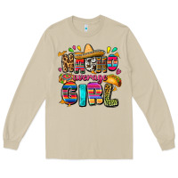 Mushroom Nacho average girl Long Sleeve Tee - FaDigitalArtStudio