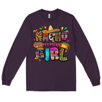 Plum Nacho average girl Long Sleeve Tee - FaDigitalArtStudio