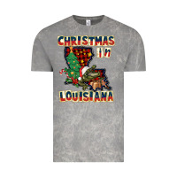 Cloud Rock christmas in louisiana Vintage Tee - CowGirlArtShop
