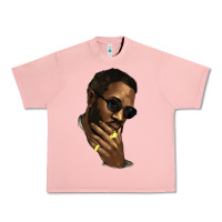 Salmon Black man Urban Heavy Tee - HowdyJamesFarm