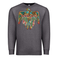 Charcoal Heather wild soul thunderbird Premium Sweatshirt - BarkalooDesign