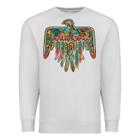 Dove Grey wild soul thunderbird Premium Sweatshirt - BarkalooDesign