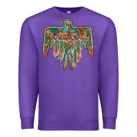 Purple wild soul thunderbird Premium Sweatshirt - BarkalooDesign