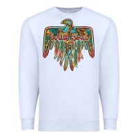 White wild soul thunderbird Premium Sweatshirt - BarkalooDesign