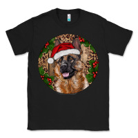 Black German Shepherd Christmas Classic Tee - RanaPortraitStore
