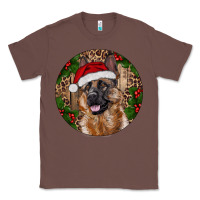 Chestnut German Shepherd Christmas Classic Tee - RanaPortraitStore