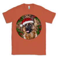 Copper German Shepherd Christmas Classic Tee - RanaPortraitStore