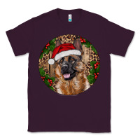 Plum German Shepherd Christmas Classic Tee - RanaPortraitStore