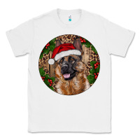 White German Shepherd Christmas Classic Tee - RanaPortraitStore