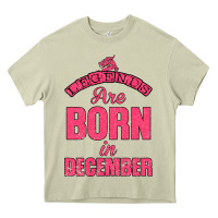 Mossy LEGENDS ARE BORN İN DECEMBER Heavy Core Tee - Bettercallsaul