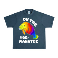 Midnight Navy oh the hue manatee funny manatee shirts manatee gifts t shirt Urban Heavy Tee - longCreatives