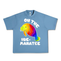 Pebble Blue oh the hue manatee funny manatee shirts manatee gifts t shirt Urban Heavy Tee - longCreatives