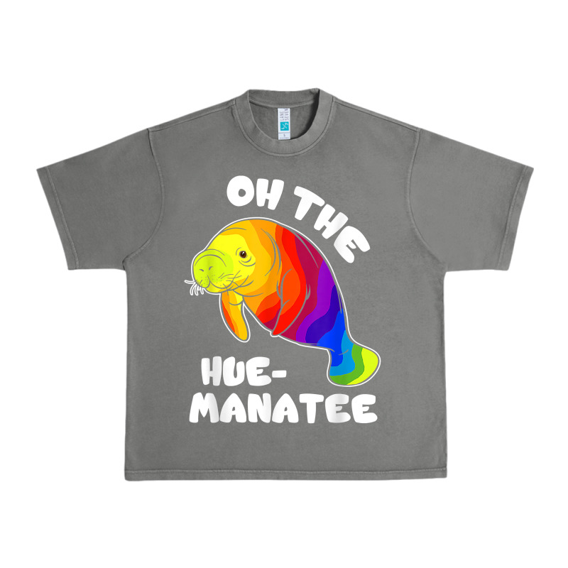 Oh The Hue Manatee Funny Manatee Shirts Manatee Gifts T Shirt Urban Heavy Tee by longCreatives | Teevron