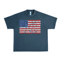 Midnight Navy political protest american flag   stand united t shirt Urban Heavy Tee - longCreatives