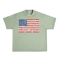 Oil Green political protest american flag   stand united t shirt Urban Heavy Tee - longCreatives