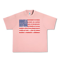 Salmon political protest american flag   stand united t shirt Urban Heavy Tee - longCreatives