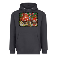 Smoke welcome ladybug gnome background Heavyweight Hoodie - BarkalooDesign