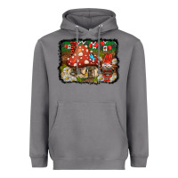 Storm welcome ladybug gnome background Heavyweight Hoodie - BarkalooDesign