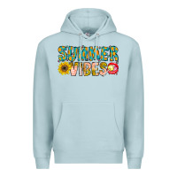 Blue Mist Summer Vibes Premium Hoodie - CowhideDigitalArt