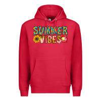 Cardinal Summer Vibes Premium Hoodie - CowhideDigitalArt