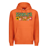 Carrot Summer Vibes Premium Hoodie - CowhideDigitalArt