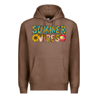 Chestnut Summer Vibes Premium Hoodie - CowhideDigitalArt